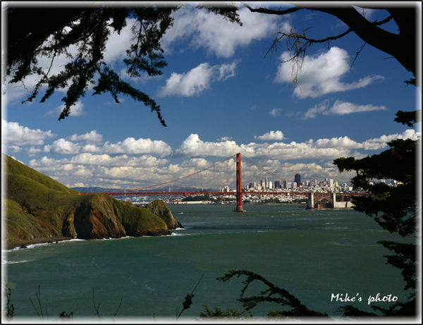 From outside the Golden Gate....