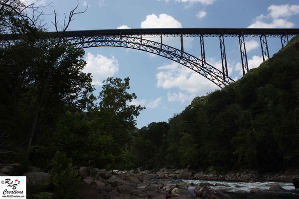 New River Gorge Bridge from the River...