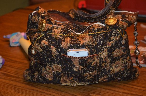 I make bags such as purses, diaper bags, and bookb...