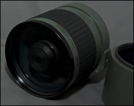 Sigma 600mm f.8 Mirror (catadioptric) lens...