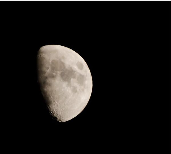 I shot the moon tonight...