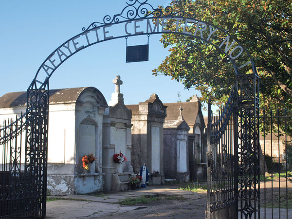 Cemetery entrance...