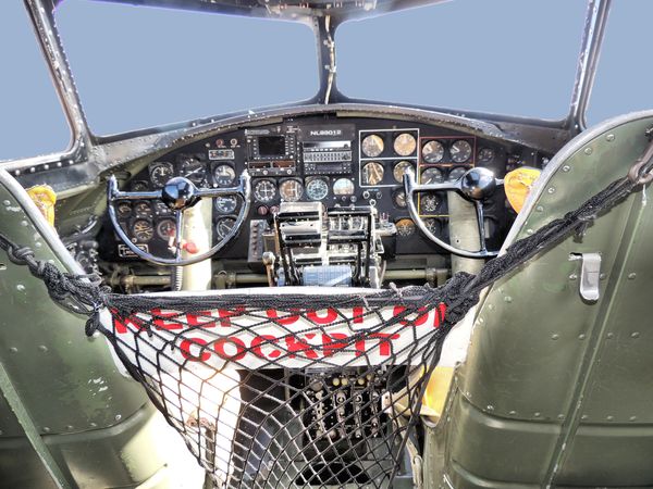 B17 G Cockpit Area...