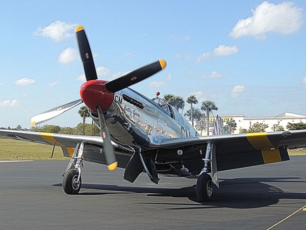 P51 - Getting ready for a flight...