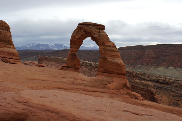 Delicate arch--we hiked up there hoping for an awe...