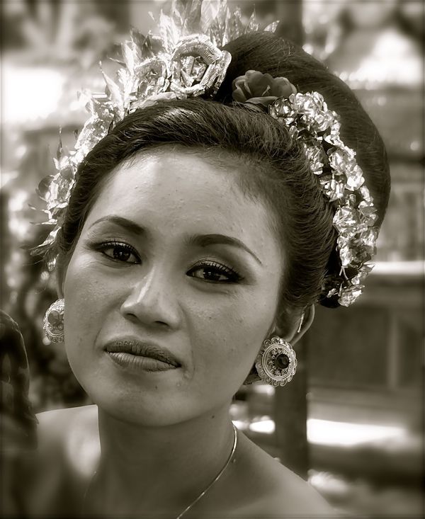 Balinese Girl at ceremony 2...