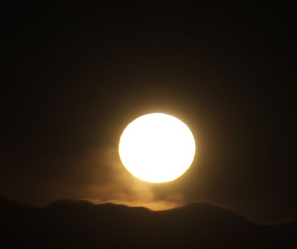 Moonset over Pikes Peak...