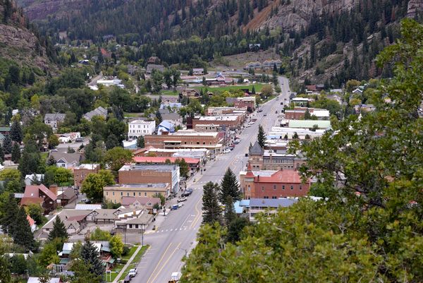 The town of Silverton, Co...
