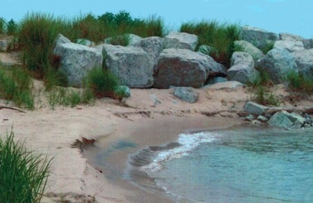 a Michigan beach at Acadia...