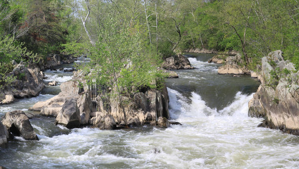 Great Falls of the Potomac, east side - stitched i...