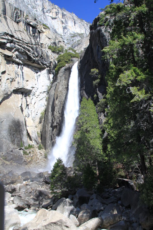 Lower Yosemite Falls, California...