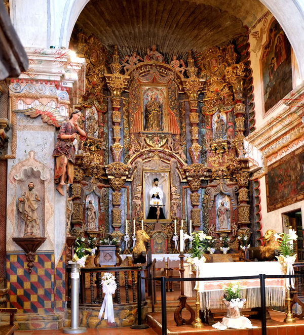 the ornate chapel...