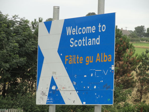 Entering Scotland...