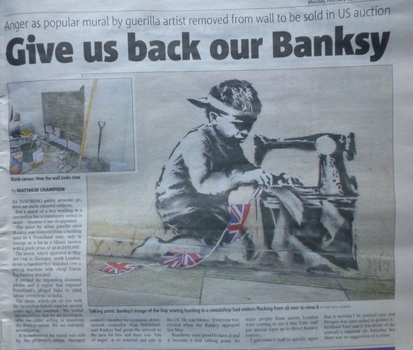 Stolen Banksy...