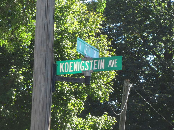 Koenigstein street sign...