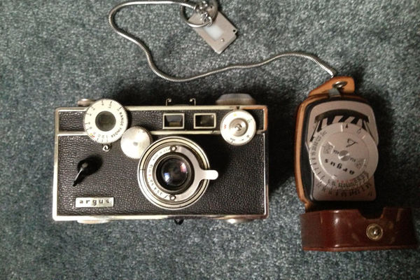 "Vintage" camera that belonged to my husband...