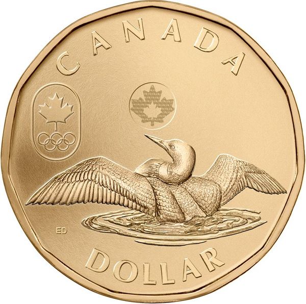 Canadian 1 dollar "Loonie"...