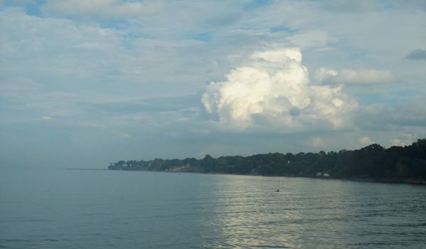 Cloud over Lake Erie...