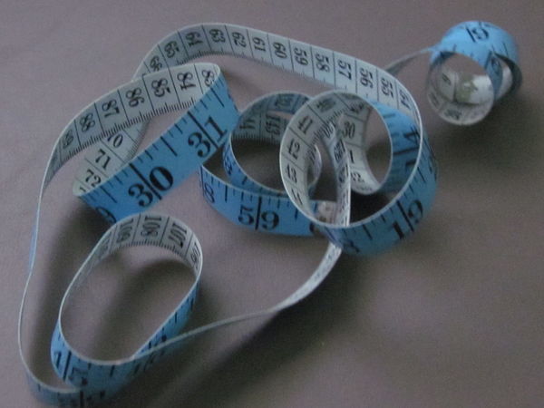 Tape measure (more supplies for sewing)...