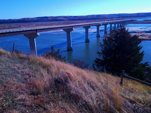 Standing Bear Bridge over the Missouri @ Yankton...