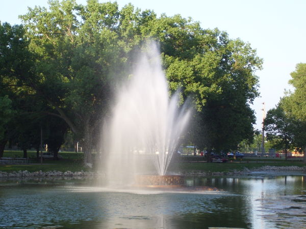 Fountain at Ta Ha Zooka Park...