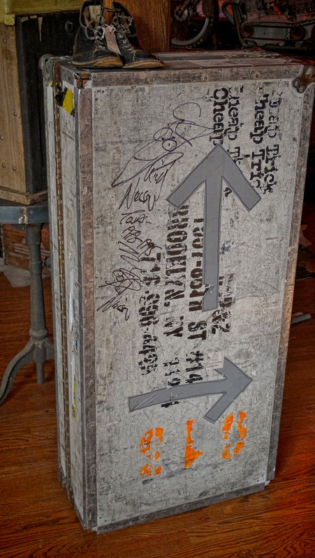 One of the band "Cheap Trick's" tour case...