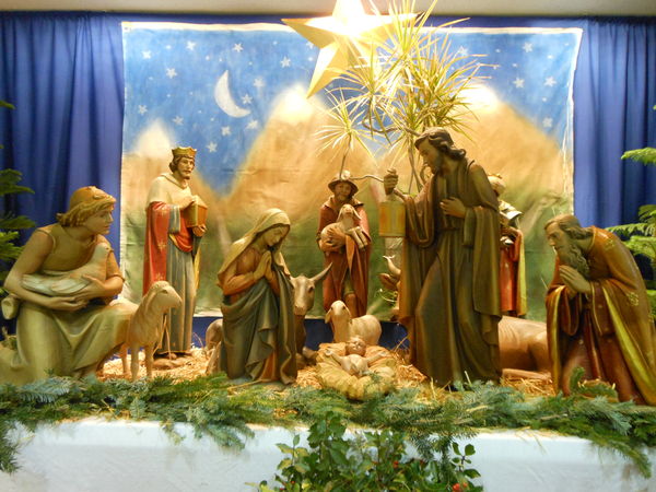 Church Nativity Scene...
