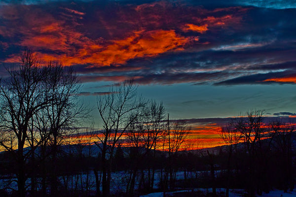 Winter Montana Sunset...