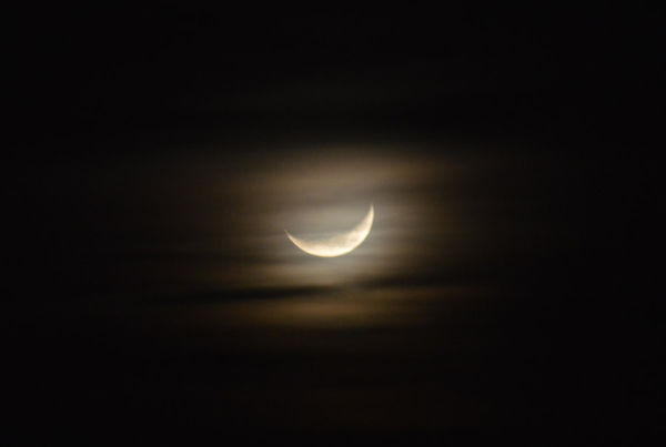 Same moon couple hours later as it got close to th...