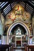 "Christ in Glory" Mural painted on the Chancel Arc...