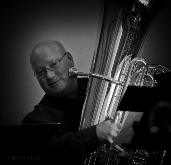 The Tuba Player. Zeiss 180, f2.8. Fully manual.  U...