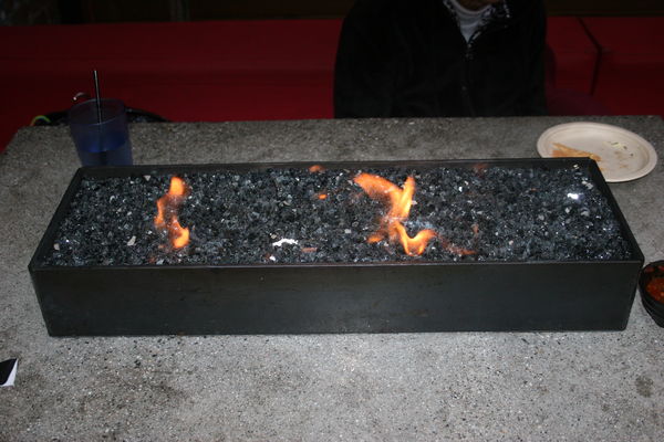table top fireplace...