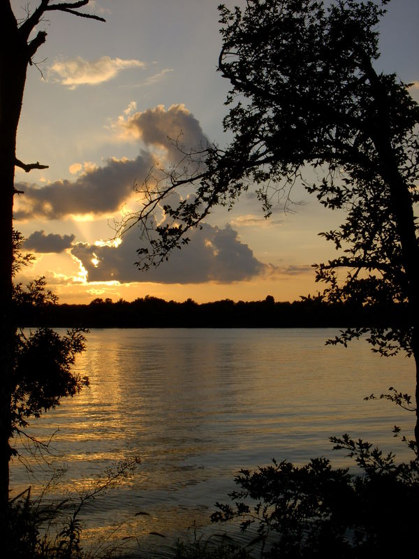Beautiful OK sunset at Lake Eufaula...