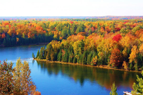 Au Sable River in Fall...