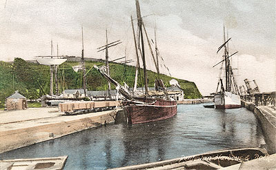 Pentewan Harbour (c) 1900...