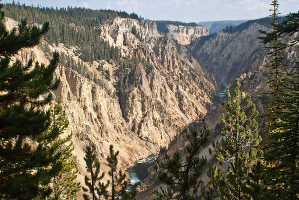 Grand Canyon of Yellowstone from Inspiration Point...