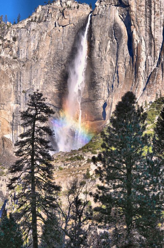 upper Yosemite falls...