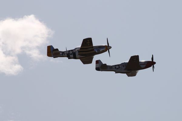 Boomer & Dakota --P-51s...