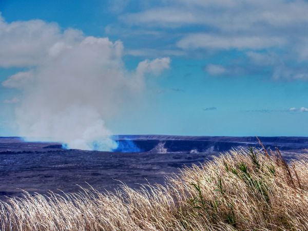 Kilauea Caldera smoking hot...