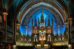 Basilica of Notre Dame - Montreal, Quebec...