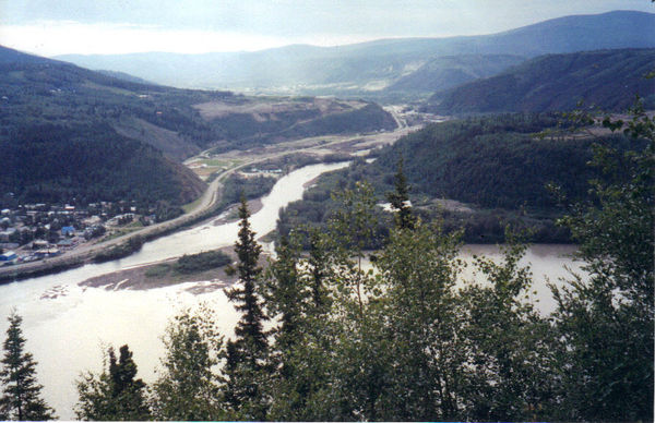 Yukon Meets Klondike River -Dawson City-Yukon,Cana...