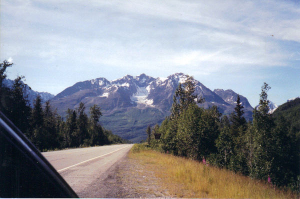 Road to Valdez-from car shot...