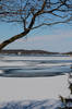 Lake Thunderhead was one third ice covered.  Makin...