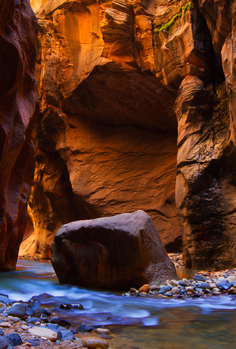 Zion N.P.   The Zion Narrows...