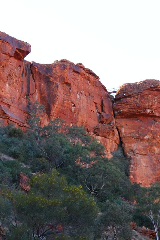 Kings Canyon Outback Australia The first photo is the steps to