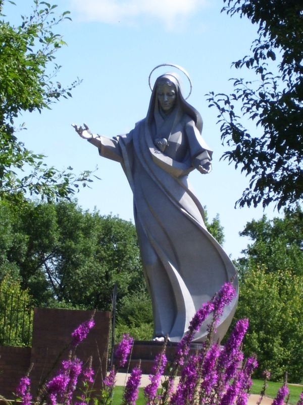 "Mary" statue at Trinity Heights, Sioux City, IA...
