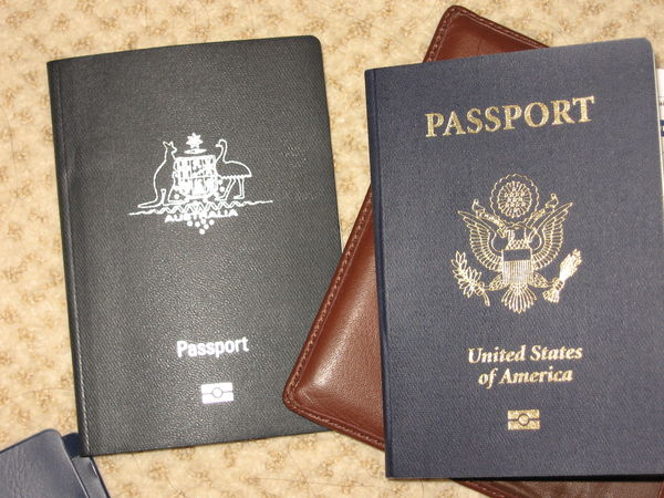 aus/usa passports...