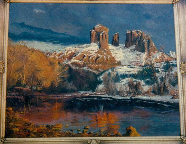 Cathedral Rock, Sedona, Arizona, Oil...