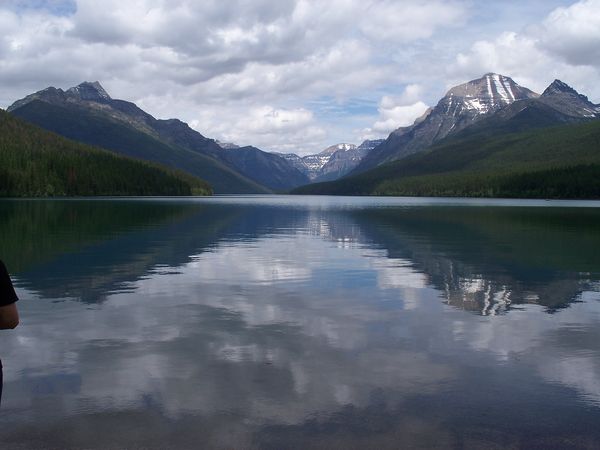 Bowman Lake, Glacier Nat Park...
