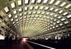 Train coming, Washington D.C. subway...